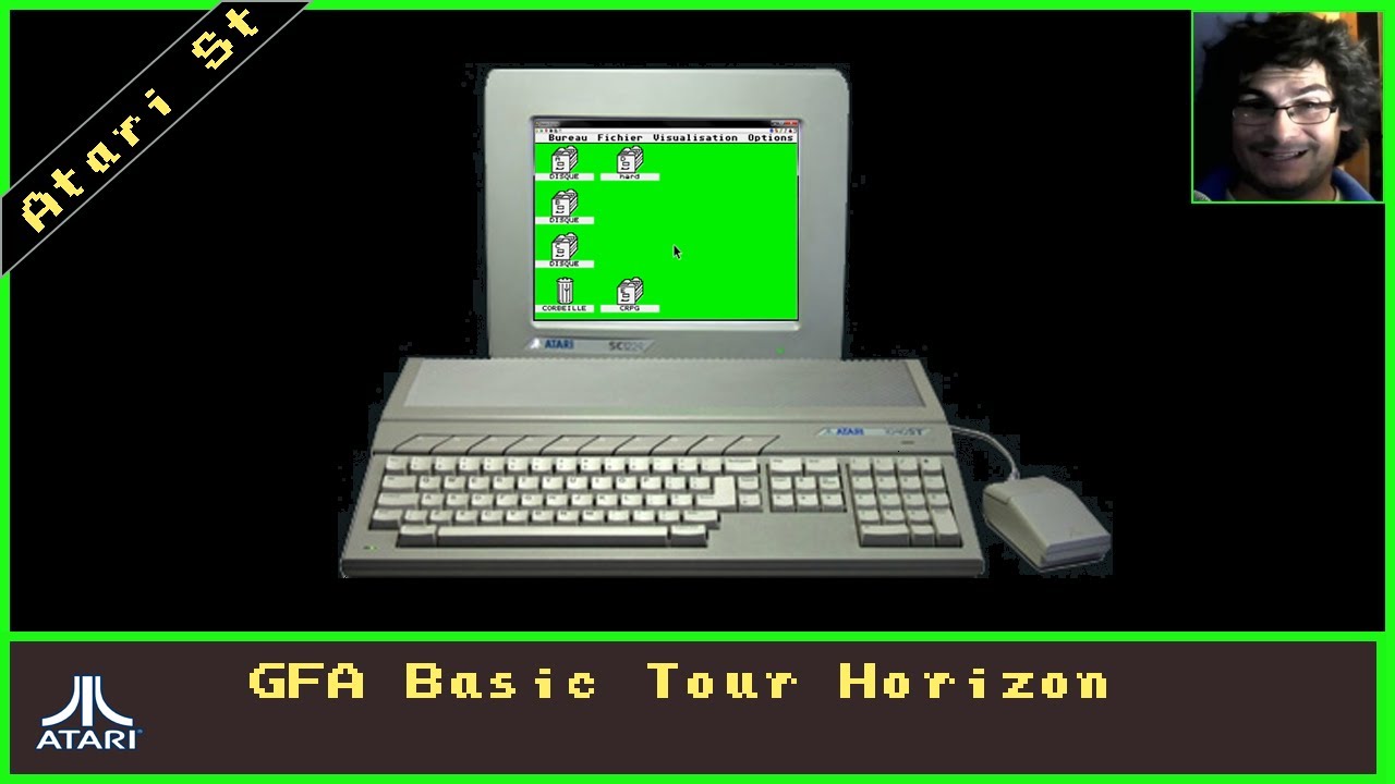 Atari St : GFA Basic Tour horizon !!! - YouTube
