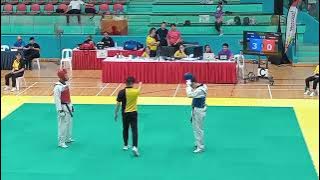 NUS VS RAIDERS -Male Sparring STF TAEKWONDO COMPETITION Toa Payoh Sport Hall 30/7/2023 Sunday