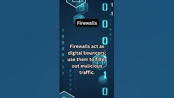 🔥 Firewalls: Your Digital Guardian! 💻🛡️ #CyberSecurityShorts