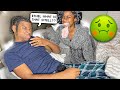 LAYING IN BED SMELLING LIKE FISH TO SEE HIS REACTION!! **HILARIOUS**