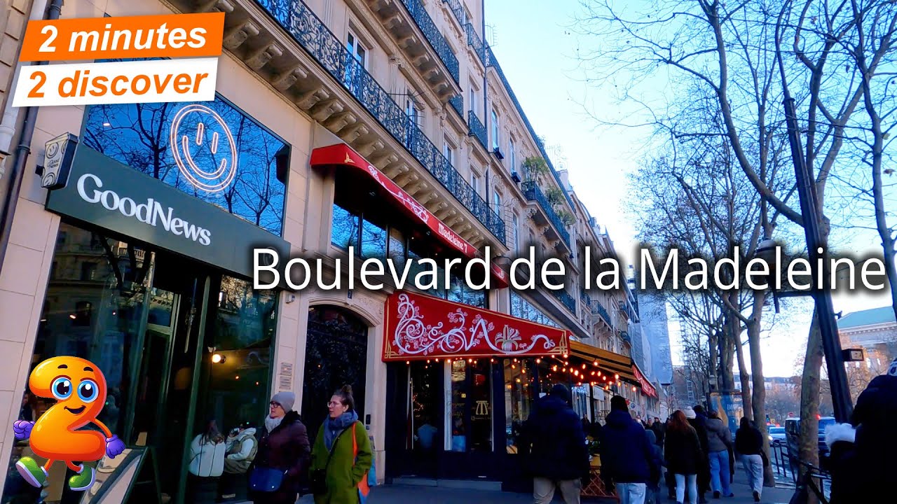 2 minutes 2 discover 381: Boulevard de la Madeleine, Paris, France
