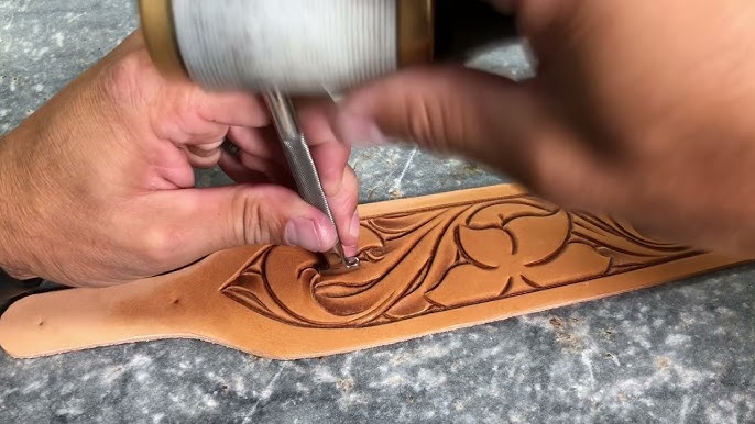 Leather tooling basics tutorial for beginners with Craftools and other  select #leathercraft tools 