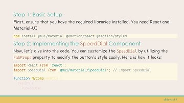 Customizing the SpeedDial Color in React Material-UI