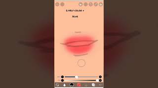 Aesthetic lip tutorial on ibispaint#shorts #ibispaint #artist