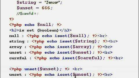 14. php - NULL and empty