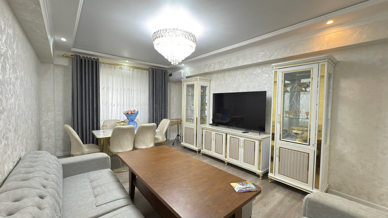 Urganch cityda 2 qavatda 3 xonali 84 m2 kvartira jihozlari bilan sotiladi. 