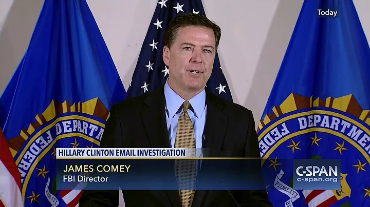 FBI Director James Comey FULL STATEMENT on Hillary Clinton Email Investigation (C-SPAN)