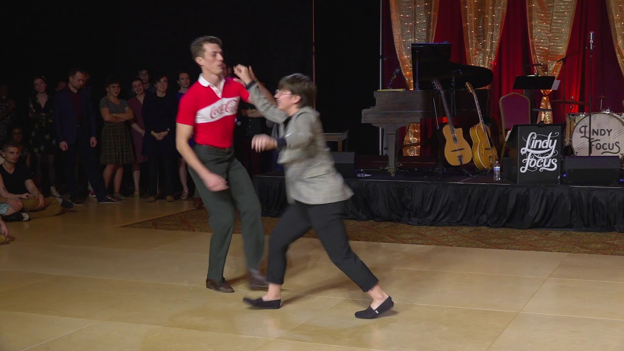 Lindy Focus XVIII: Intermediate Lindy Hop Mix & Match Finals - Veronica & Eddie