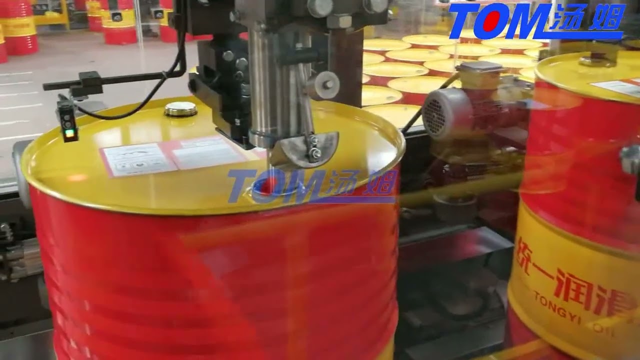 Automatic drum filling machine