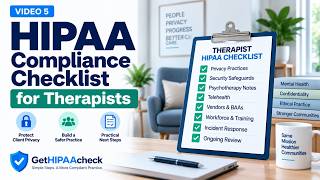 HIPAA Compliance Checklist for Therapists | Free HIPAA Training Video 2026