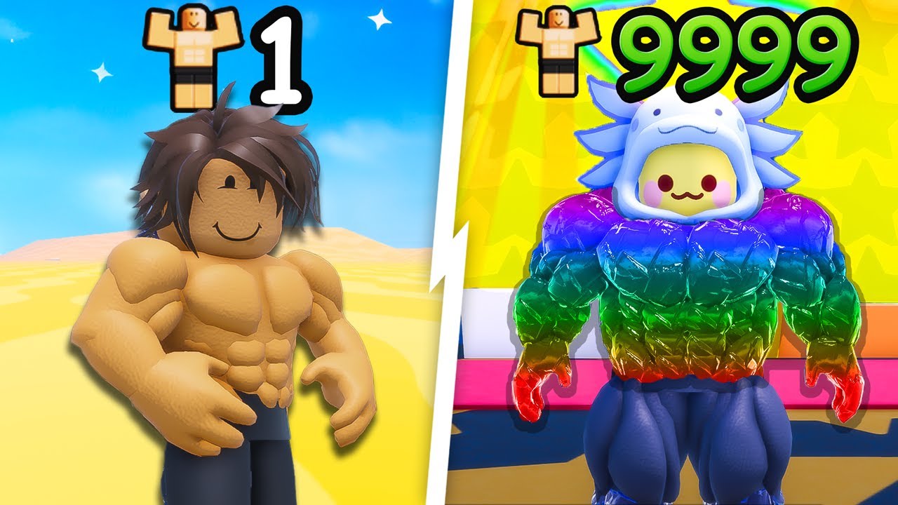 I Upgraded from WEAK to STRONG in Roblox Gym Star Simulator