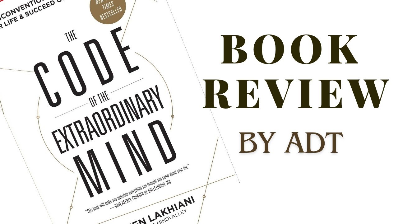The code extraordinary mind | Book review by ADT READS - YouTube