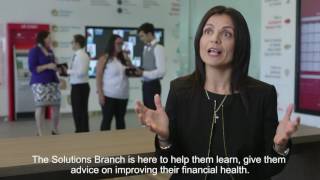 Maria Theofilaktidis, EVP of Retail Distribution, unveils our new Scotiabank Solutions branch