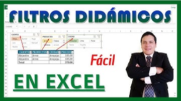 Crear Filtros Dinámicos en Excel en segundos
