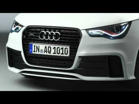 Audi A1 quattro snow drifting