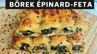 Börek turc 🇹🇷 Börek épinard feta | Super croustillant 😋 (Ispanakli Börek)