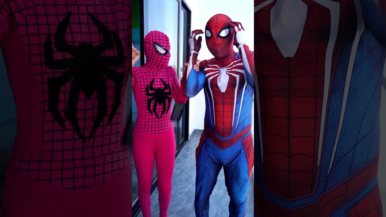 ⁣Spiderman Phone Magic, Pink SpiderGirl show this 🤣😂  Best TikTok January 2023 Part42#shorts
