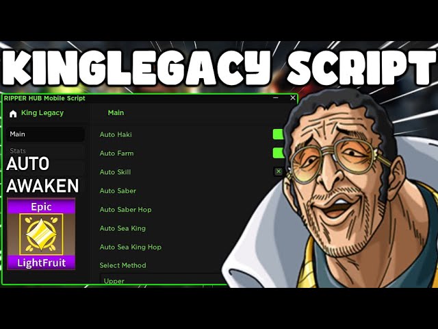 BEST SCRIPT ] Roblox ❘ King Legacy Script / Hack Gui ( Bring Fruits, Auto  Farm) * PASTEBIN 2022 * 