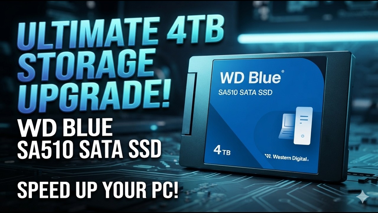 WD Blue SA510 4TB SSD Review | Best SATA SSD Worth It? - YouTube