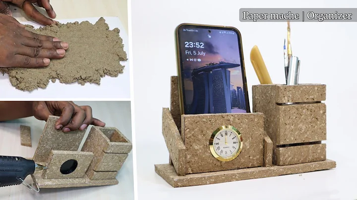 Recycle Paper and Cardboard Waste ♻️ | Eco-Friendly DIY Craft Idea ✨️