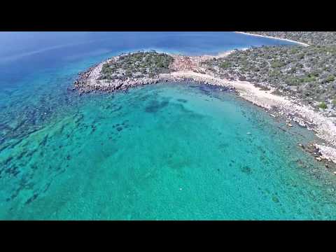 Η "Γαλάζια Λίμνη" της Κορινθίας - Σε βυθισμένη Μυκηναϊκή Πόλη | Κόρφος Κορινθίας Korfos Drone Greece