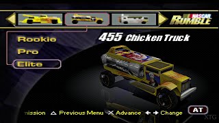 NASCAR Rumble - All Cars List PS1 Gameplay HD