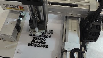 PLC with G CODE interpolation running function