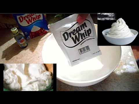 How to make whipping cream by dream whip powder By  foodies menu