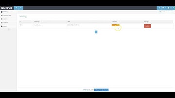 SITE123 - How to manage your mailing list