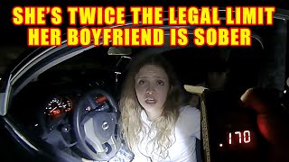 Drunk 19-Year-Old is More than Twice the Legal Limit While Her Boyfriend is Completely Sober