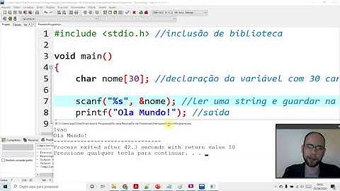 Primeiro Programa em C