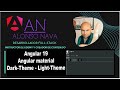 angular 19 Dark-theme & Light Theme - Angular Material