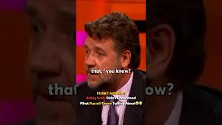 What does that mean? | Funny Moment Russell Crowe #funnyshorts