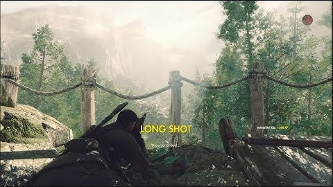 Sniper Elite 4: Authentic 550.5m double kill (One shot, two kills)