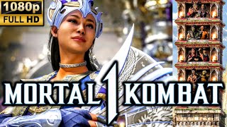 MK1 *MASKLESS KITANA* KLASSIC TOWER GAMEPLAY!! (SUB ZERO AS KAMEO) 1080p 60 FPS (MORTAL KOMBAT 1)