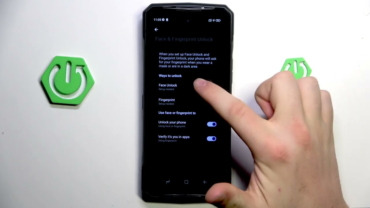 DOOGEE V40 Pro - How to Set Up Face Unlock