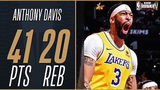 Anthony Davis Drops 40 PTS \& 20 REB In The In-Season Tournament Championship 🏆