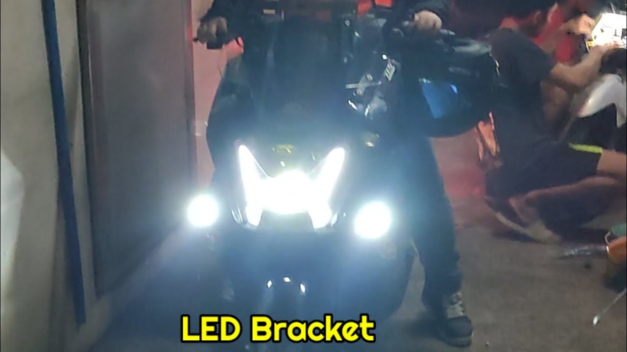 Kymco Skytown & Mio Gear LED bracket fabrication by Nelson LED