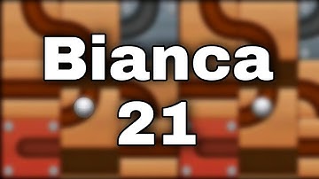 How To Solve  Roll the Ball - Slide Puzzle Star Mode Bianca Package Level 21 | Shorts video