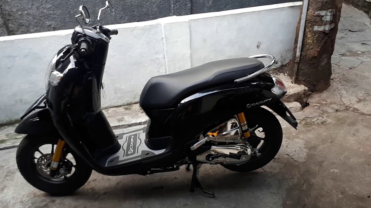 Modifikasi Scoopy Full Black OPREK MOTOR