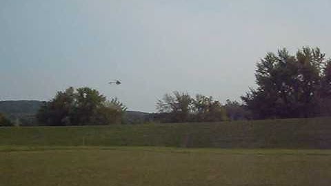 The New ESky HoneyBee FP V2 - First Flight With it Outside!