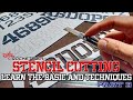 How to "STENCIL CUT" part 3