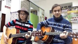 Video thumbnail of "The Reindeer Section - Budapest (cover by Rust and Nadya)"