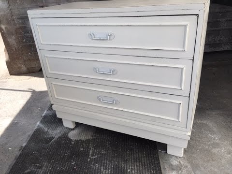 DIY Thrift store dresser makeover. Easy add legs to up cycle. You can do it too!