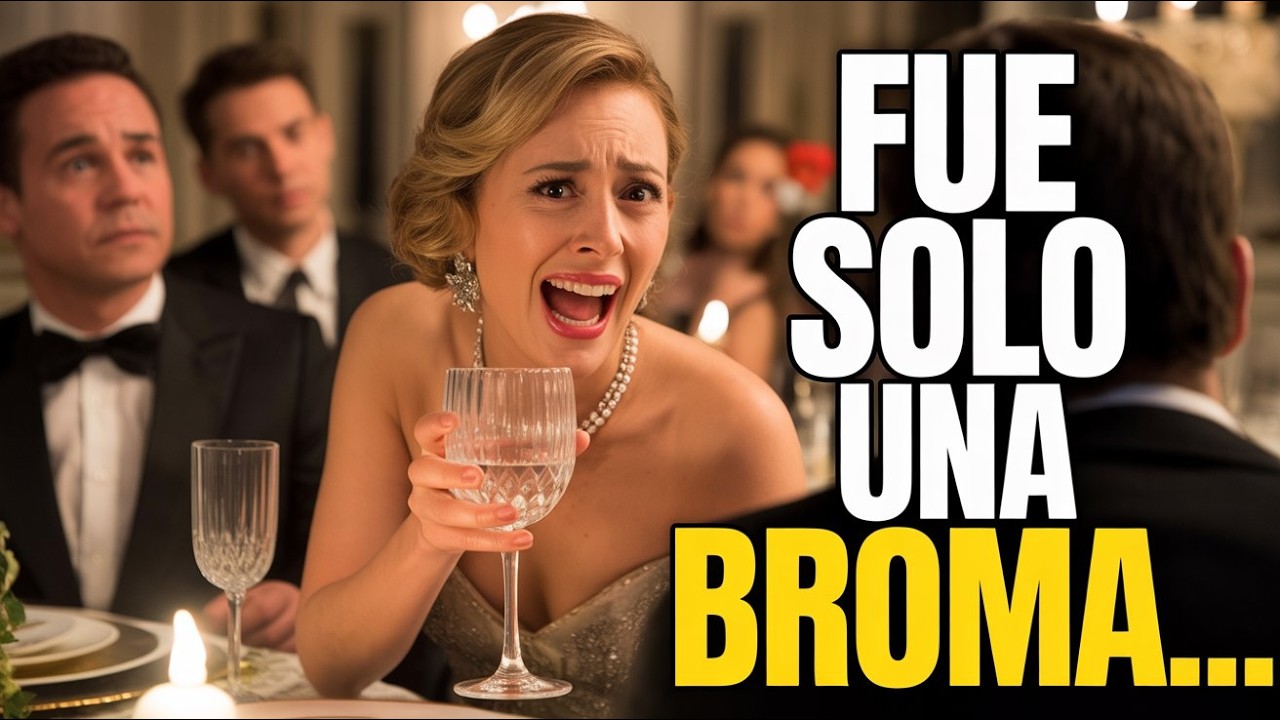 Hice una broma sobre mi esposo en la cena    ¡Su respuesta brutal dejó atónitos a todos! #infidelida