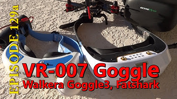 Eachine Assassin 180 FPV, compare VR-007 Walkera Goggle3 Fatshark Dominator