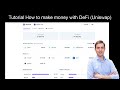 Tutorial: How to make Money with DeFi (Uniswap) 💸✅