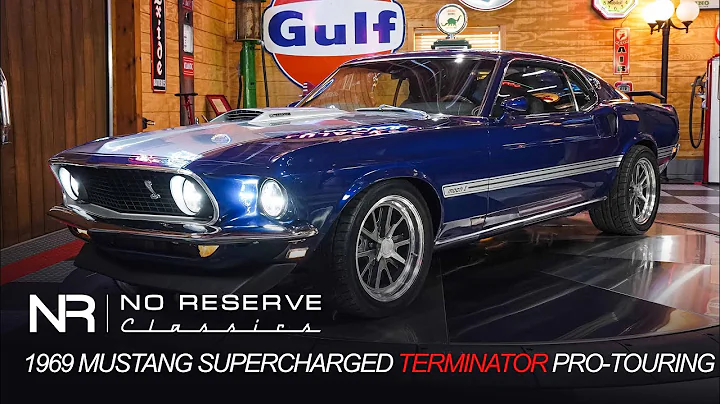 (4K) WALK AROUND Supercharged Terminator 1969 Ford Mustang Pro-Touring - FOR SALE 18005627815