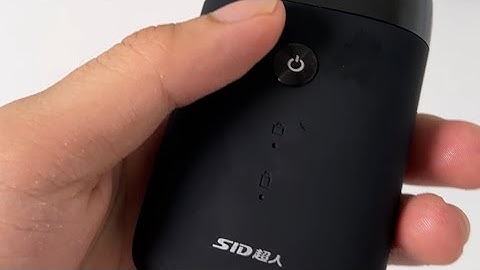 Review máy cạo râu 2 lưỡi SID 超人 RS 215 giống Xiaomi Mija S100 nhưng công suất 8W mạnh mẽ, hộp đẹp