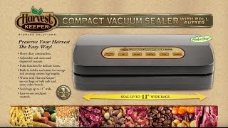 Harvest Keeper® Vacuum Sealer Commercial Grade : LA Garden Supply